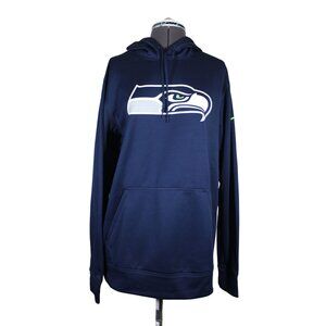 NFL Team Apparel‎ men's therma-fit Seahawks fleece pullover hoodie sweatshirt M